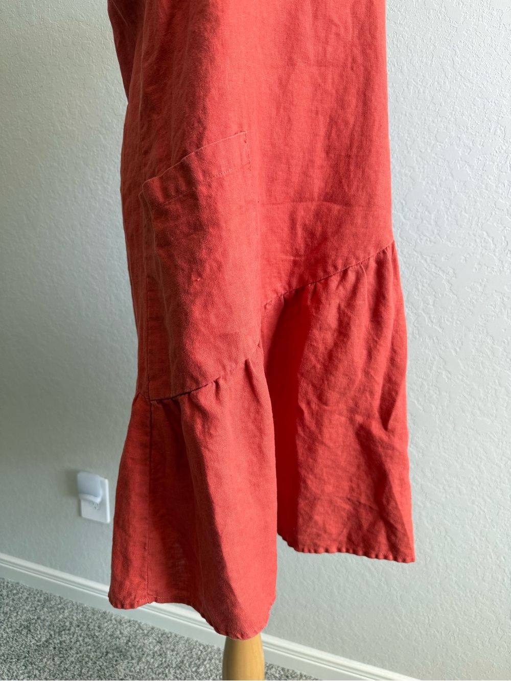 Garnet Hill Euro Summer Linen Tank Dress - Picture 5 of 9